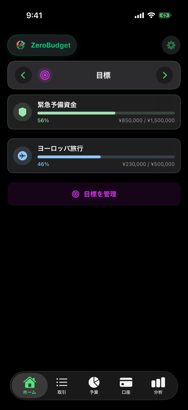貯蓄目標
